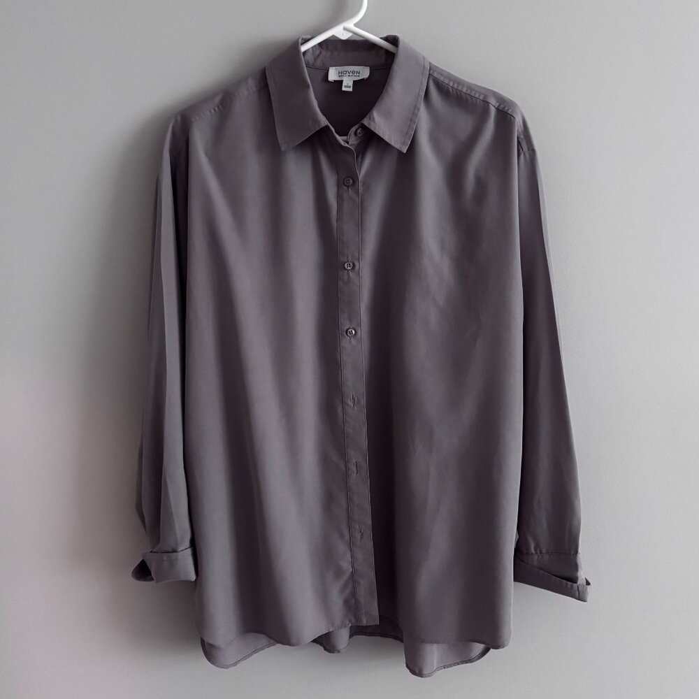 Talbots Haven Modal Oversized Shirt Size S